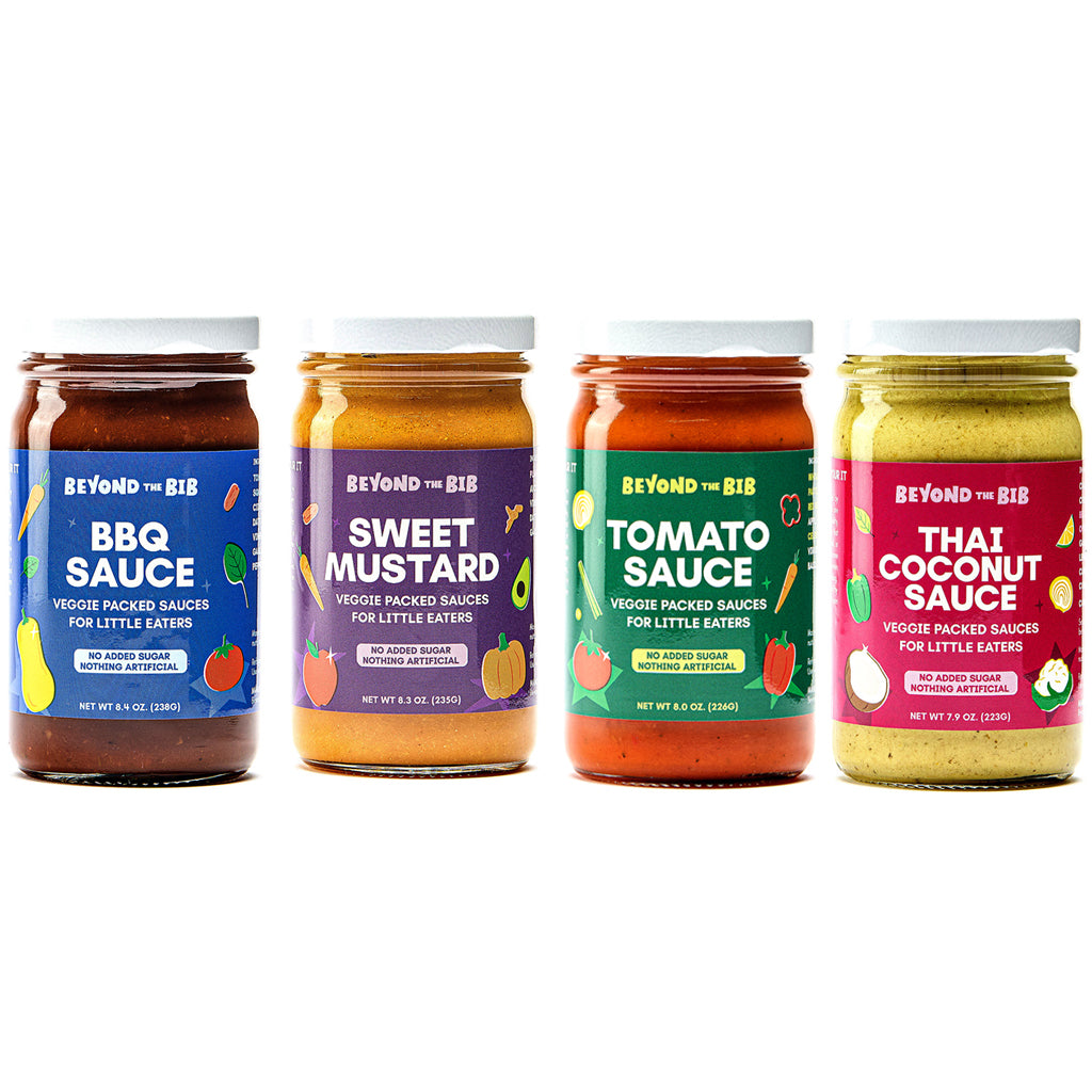 Tomato, BBQ, Thai, Sweet Mustard - Variety 4 Pack