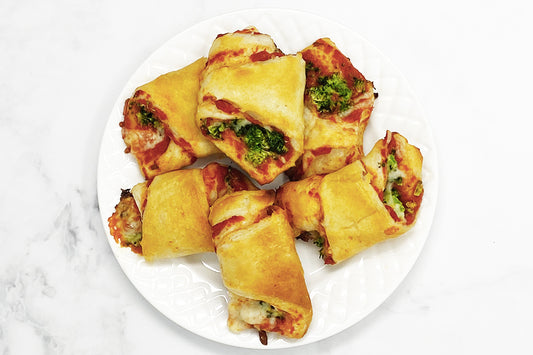Beyond the Bib Cheesy Broccoli Crescent Rolls