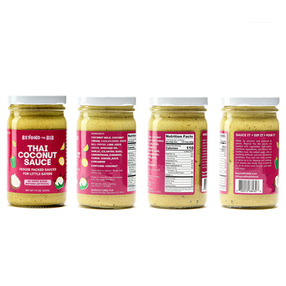 Tomato, BBQ, Thai Coconut Sauce - Variety 3 Pack